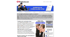 Desktop Screenshot of cvtraduccion.com